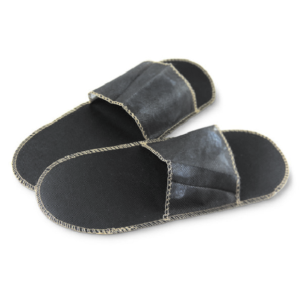 ÅBNE SLIPPERS 100 stk SORT