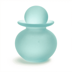FROSTET MASSAGEFLASKE I GLAS