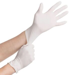 LATEX PUDRET HANDSKER SMALL