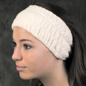 MICROFLEECE HÅRBÅND ABRIKOS